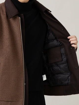 down blouse coat