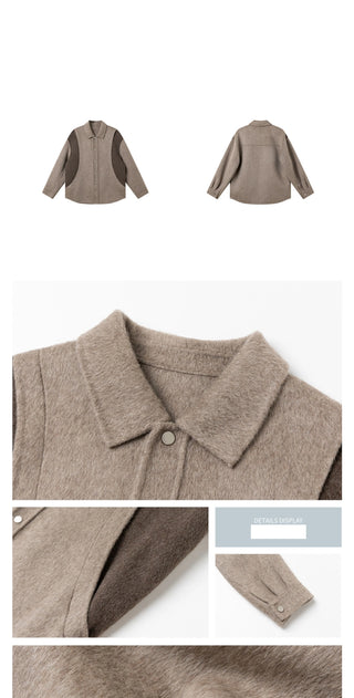 double-faced wool jacket