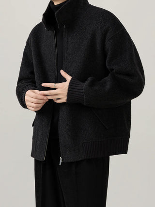 stand collar jacket