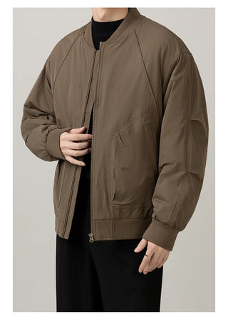 baseball puffer jacket