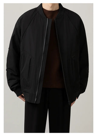 baseball puffer jacket