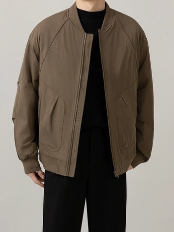 baseball puffer jacket