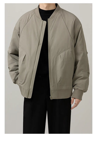 baseball puffer jacket