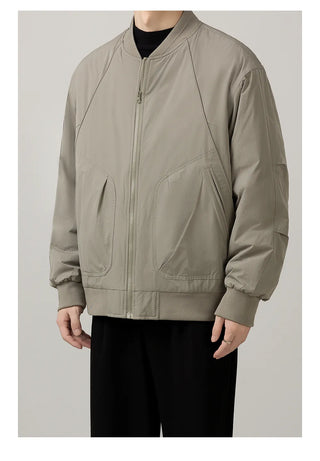baseball puffer jacket