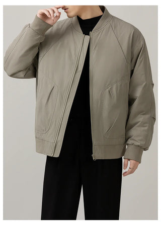 baseball puffer jacket