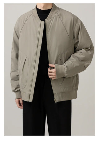 baseball puffer jacket