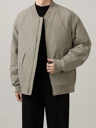 baseball puffer jacket