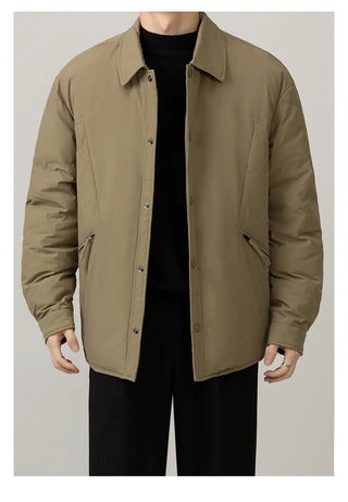 lapel down jacket