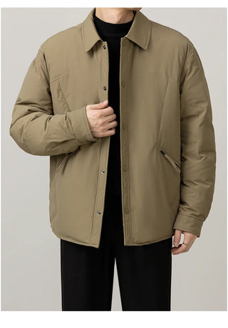 lapel down jacket