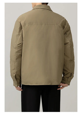 lapel down jacket
