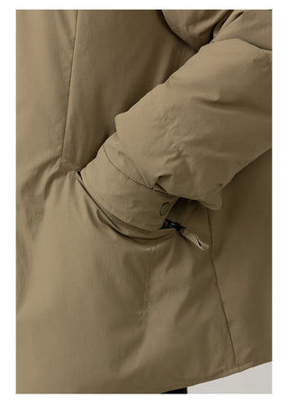 lapel down jacket