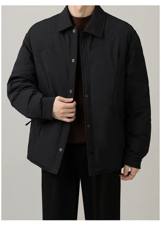 lapel down jacket
