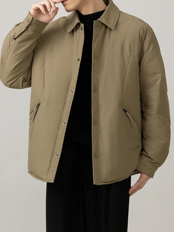 lapel down jacket
