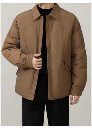 lapel down jacket