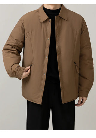 lapel down jacket