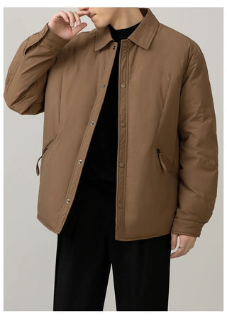 lapel down jacket