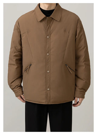 lapel down jacket