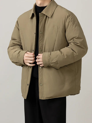 lapel down jacket