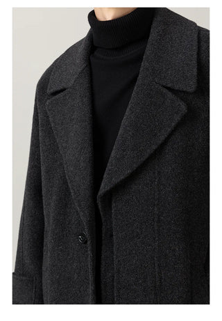 reversible wool coat
