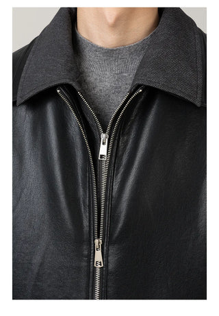 pu leather jacket