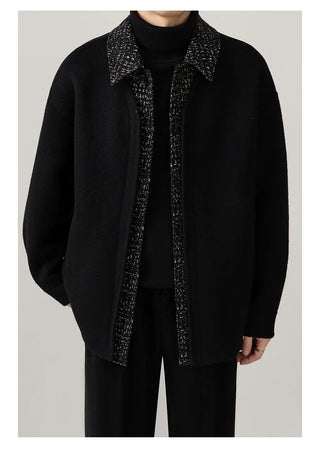 patchwork wool jacket