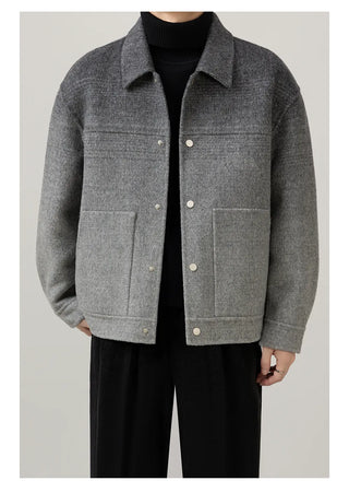 double-sided wool coat