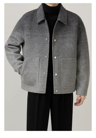 double-sided wool coat