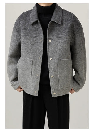 double-sided wool coat