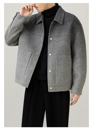 double-sided wool coat