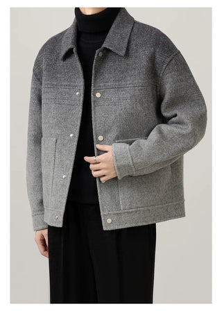 double-sided wool coat