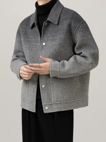 double-sided wool coat