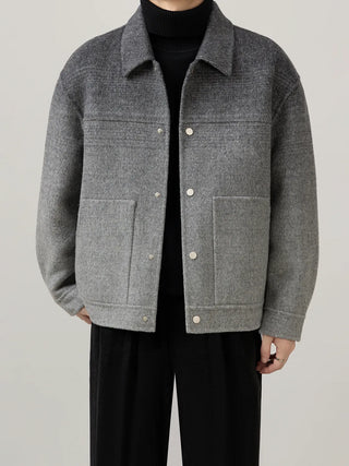 double-sided wool coat