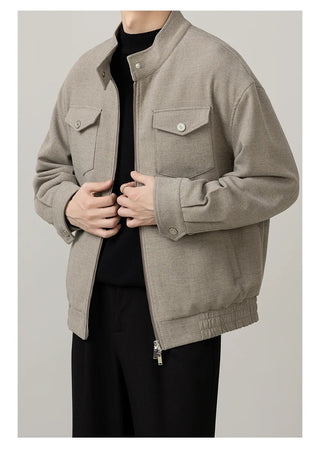 loose wool jacket