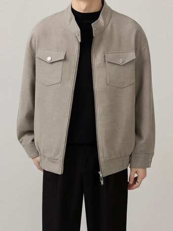 loose wool jacket