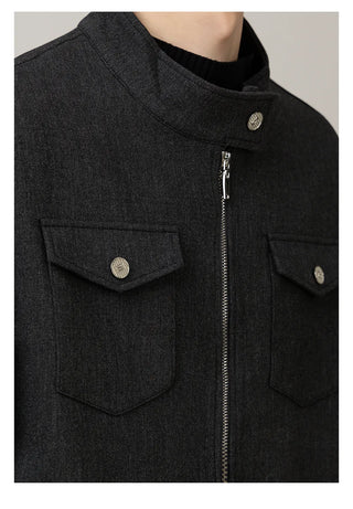 loose wool jacket
