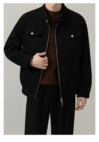 loose wool jacket