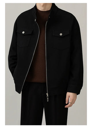 loose wool jacket