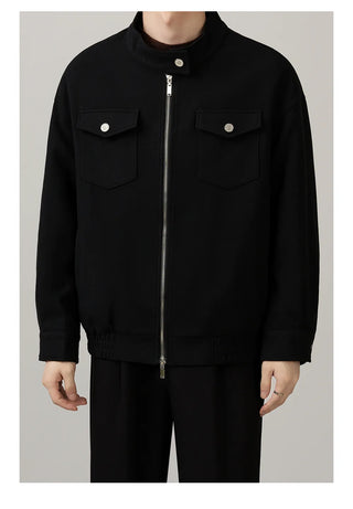 loose wool jacket