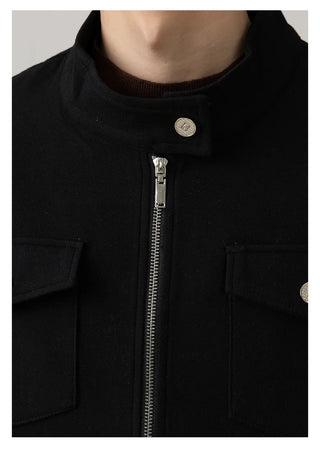 loose wool jacket