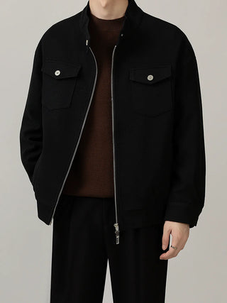 loose wool jacket