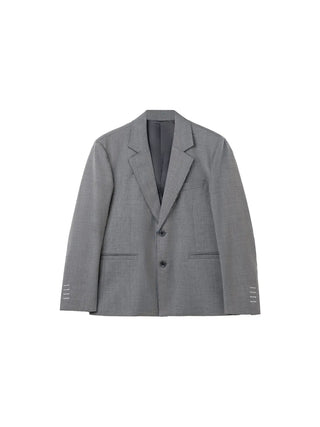 brushed suit jacket