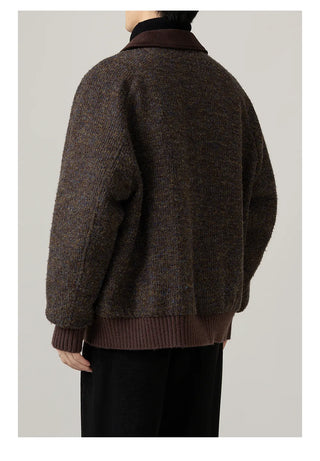 lapel down jacket