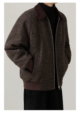 lapel down jacket