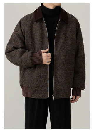 lapel down jacket