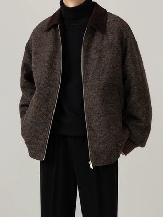 lapel down jacket