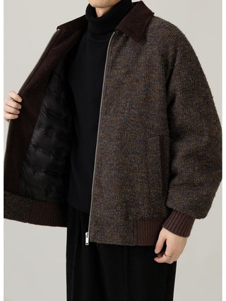 lapel down jacket