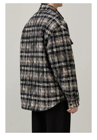 ruffle down jacket