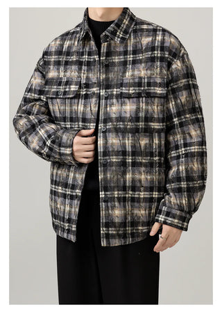 ruffle down jacket