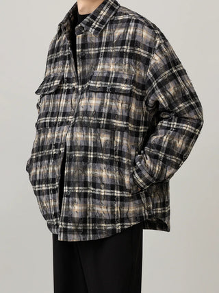 ruffle down jacket