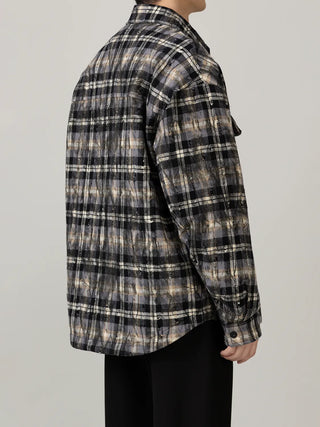 ruffle down jacket